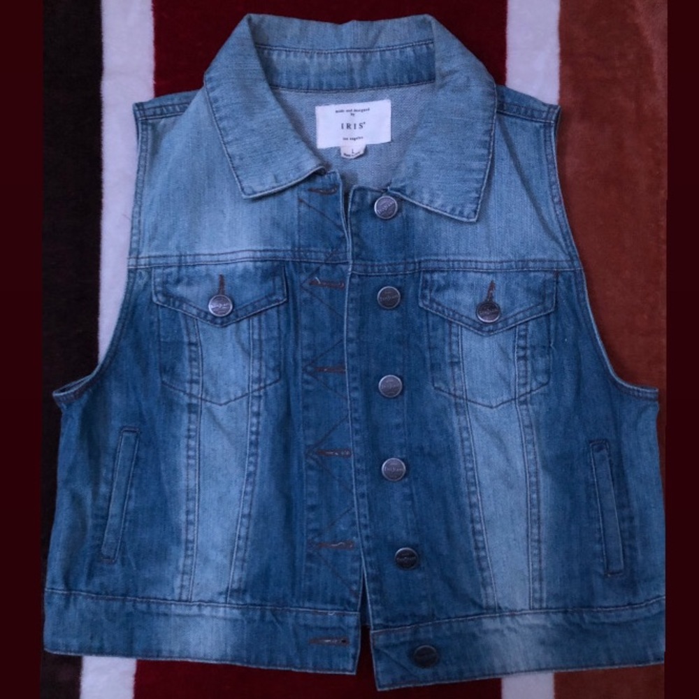 Sleeveless Denim Jacket